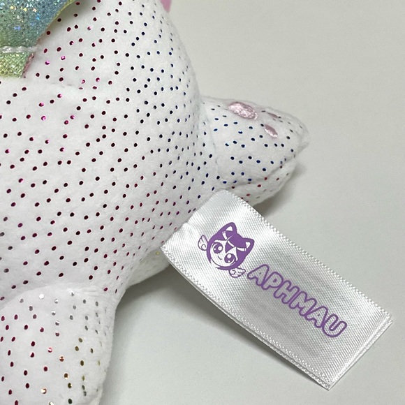 Aphmau MeeMeow Rainbow Unicorn Cat Rare Plush - Picture 9 of 9